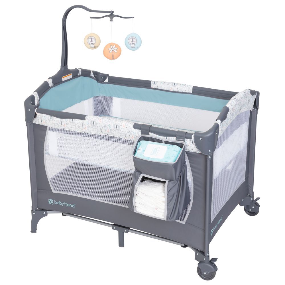 babytrend GoLite Twins Nursery Center Drip Drop Blue Buy at